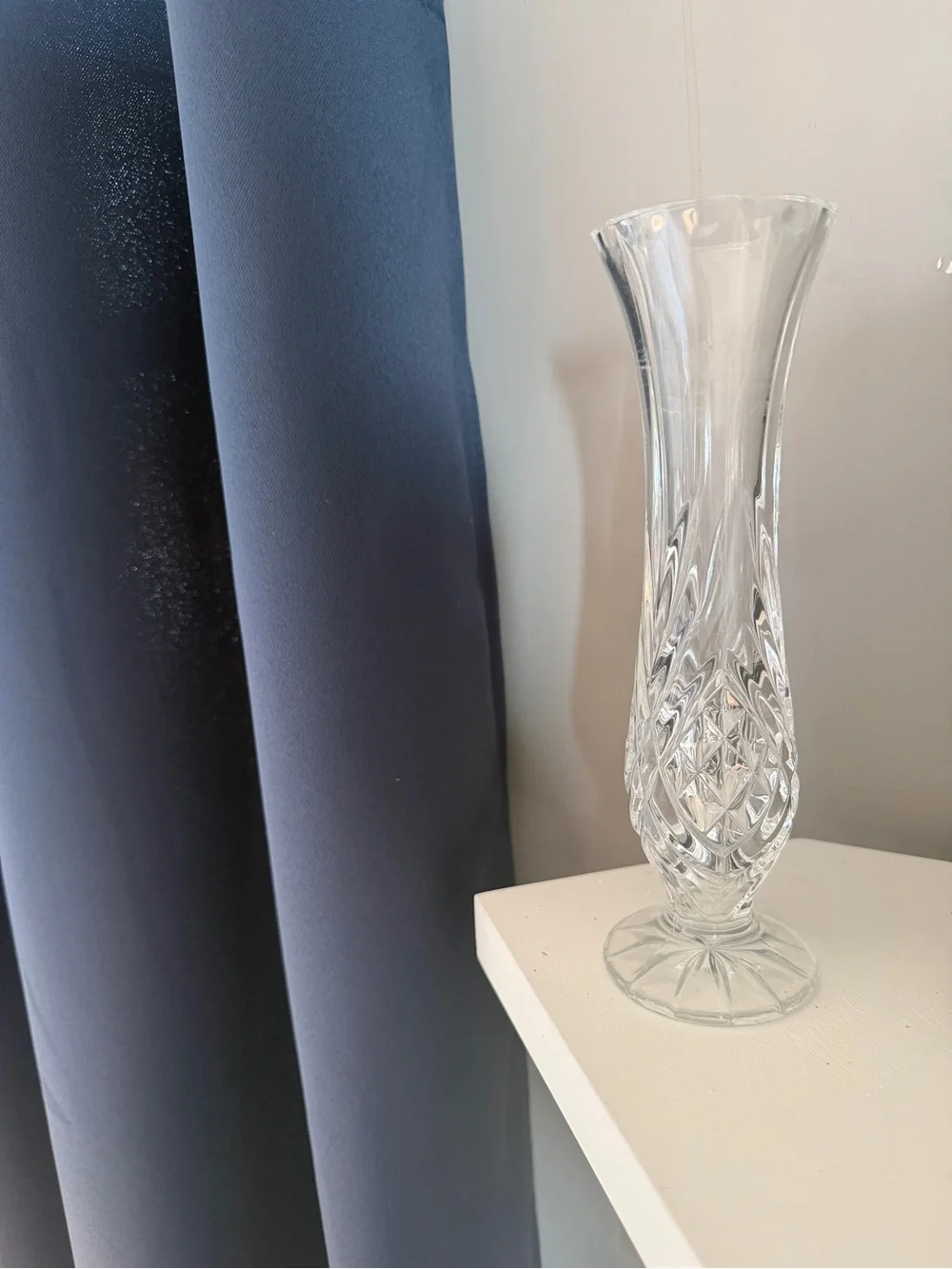 Clear Crystal Bud Vase - Home Accents